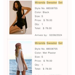 Free People Miranda Sweater Set